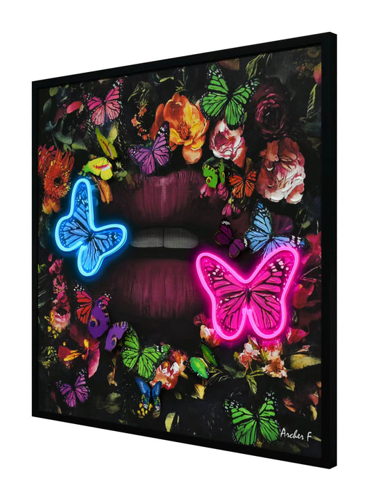 Abstract Fusion Art - LED Glow Contemporary Art | Limited Edition #6235