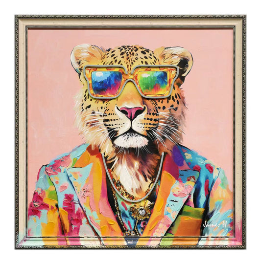 Fashion Leopard - LED Glow Pop Art | Limited Edition #6229